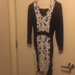 French Connection blue and white floral dress